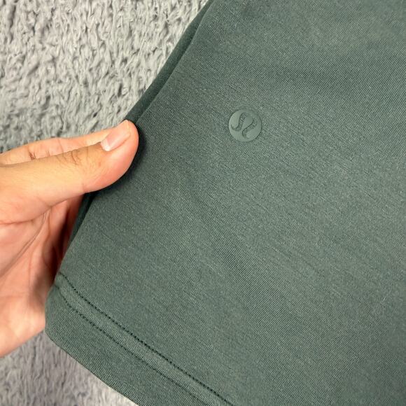 Lululemon Shorts Mens L Green Steady State Sweat Gym Yoga 7” Fleece M7BMSS - Picture 5 of 9